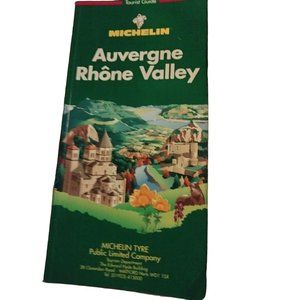 Auvergne Rhone Valley Green Tourist Guide Michelin Travel Paperback Guidebook